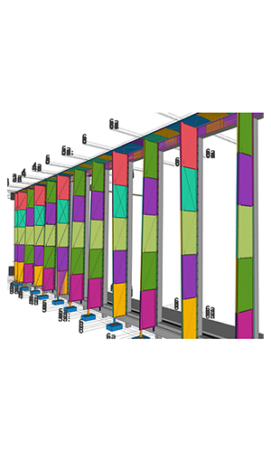 Structural Design Fin Facade