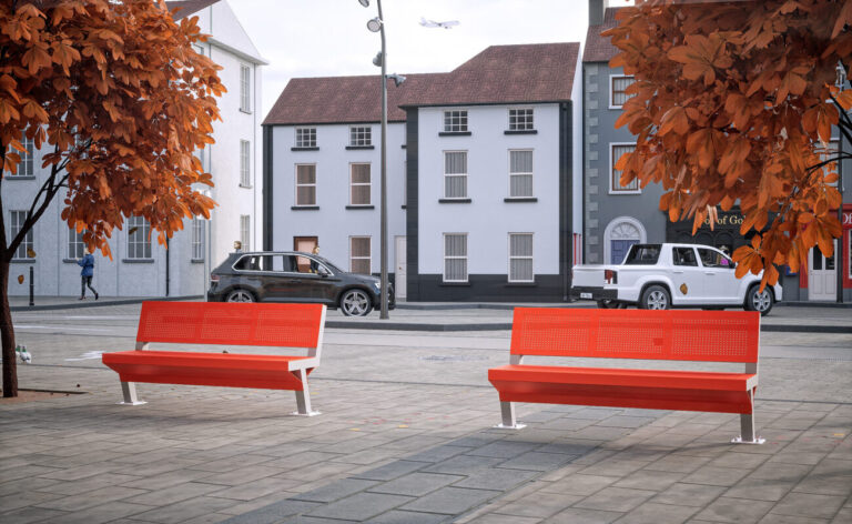 Bari Benches with Backrest