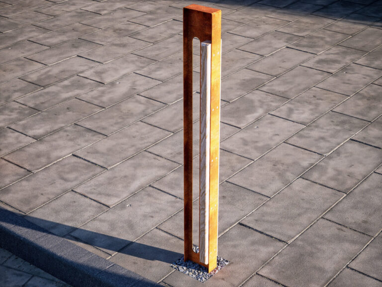 Corten Steel Bollard PULA 3