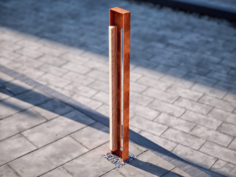 Corten Steel Bollard PULA 4